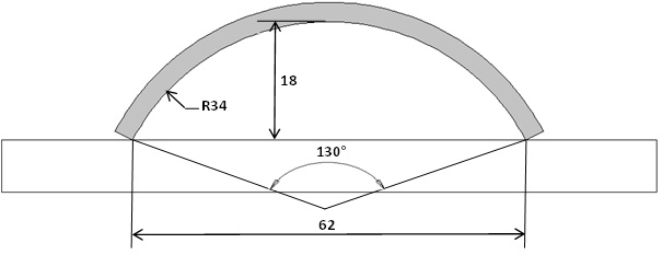 demi coquille 62 mm